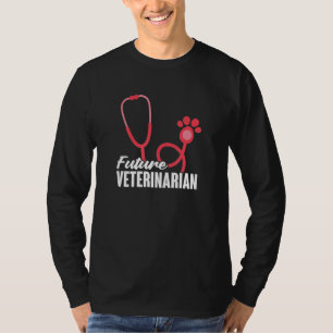 Stethos, künftiger tierärztlicher Tierarzt T-Shirt