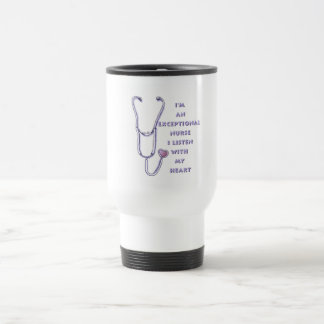 Stethoscope außerordentliche Krankenschwester Reisebecher