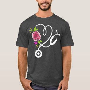Stethoscope Blume Doctor Nurse Physical T-Shirt