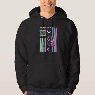 Stethoscope Bunny Nurse Doctor Hoodie