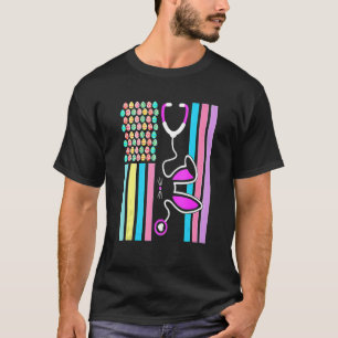Stethoscope Bunny Nurse Doctor T-Shirt
