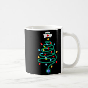 Stethoscope Christmas Tree Registered Doctor Nurse Kaffeetasse