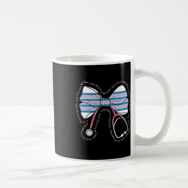 Stethoscope Coquette Bow Ba1 Kaffeetasse (Rechts)