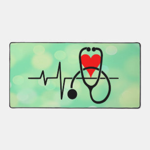 Stethoscope Doctor Nurse Healthcare Desk Pad Schreibtischunterlage