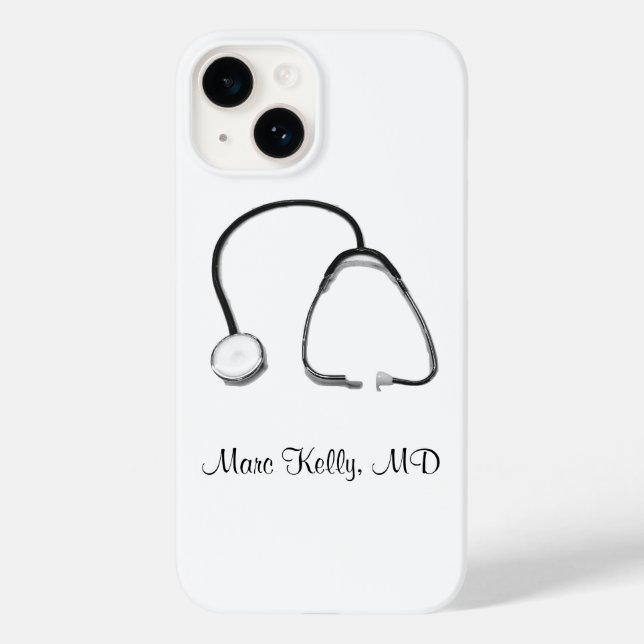 Stethoscope Doctor Nurse MD 4Mark Case-Mate iPhone Hülle (Rückseite)