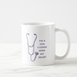 Stethoscope Heart CNA Nurse Kaffeetasse