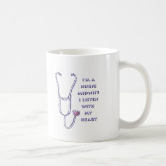 Stethoscope Heart Midfrau Nurse Kaffeetasse