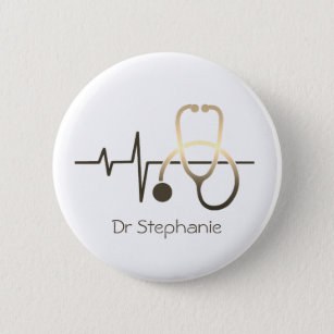 Stethoscope Heartbeat Medical Button