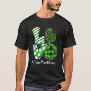 Stethoscope Liebe Nurse Practitioner Kariert St Pa T-Shirt