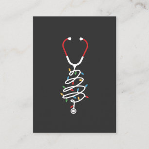 Stethoscope Medical Supplies Weihnachtsbaumleuchte Visitenkarte