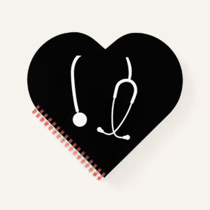 Stethoscope Nurse Doctor Funny Nurse Notizbuch