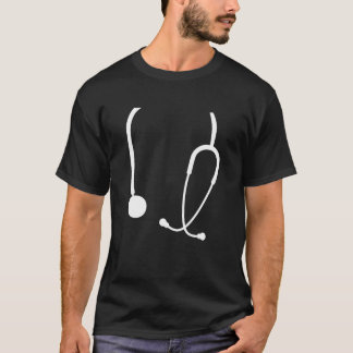 Stethoscope Nurse Doctor Funny Nurse T-Shirt