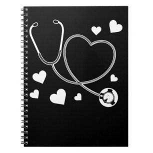 Stethoscope Nurse Liebe Hospital Notizblock