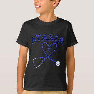 Stethoscope Nurse Neurologische Hemiataxia Ribbon T-Shirt