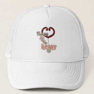 Stethoscope Nurses haben Herz-T - Shirt und GIfts Truckerkappe