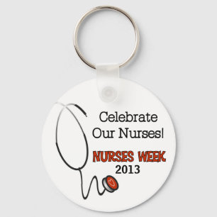 Stethoscope Nurses Week Custom Schlüsselanhänger