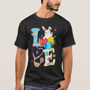 Stethoscope Scrub Life Nurse Niedlich Bunny Happy T-Shirt