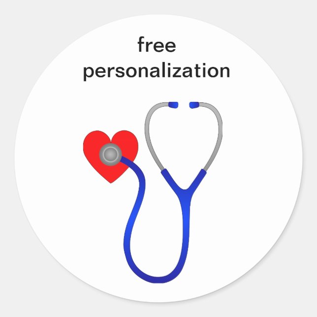 Stethoscope und Heart Stickers (Vorderseite)