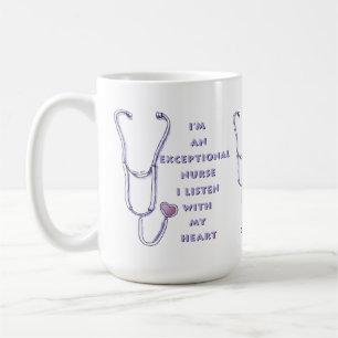 Stethoskop außergewöhnliche Krankenschwester  Kaffeetasse