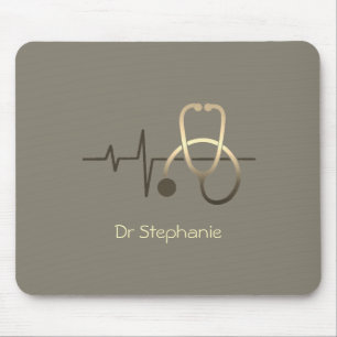 Stethoskop Herzschlag Medizin Mousepad