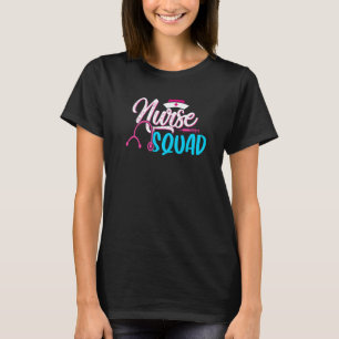 Stethoskop Krankenschwester-Team für Frauen Mutter T-Shirt