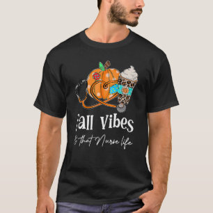 Stethoskop-Kürbis ruft Vibes, die das Krankenpfleg T-Shirt