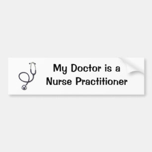 Stethoskop, mein Doktor ist ein Autoaufkleber