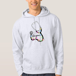 Stethoskop mit Weihnachtslicht frohe Weihnachtsnac Hoodie