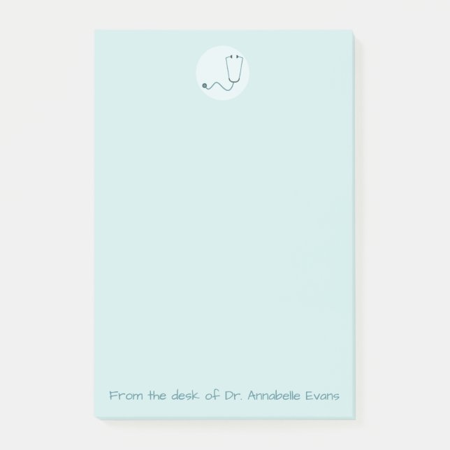 Stethoskop Post-it Klebezettel (Vorderseite)