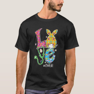 Stethoskop Scrub Cna Krankenpfleger Leben Ostertag T-Shirt