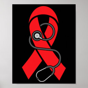 Stethoskop- Sichelzellenanämie Sensibilisierung fü Poster