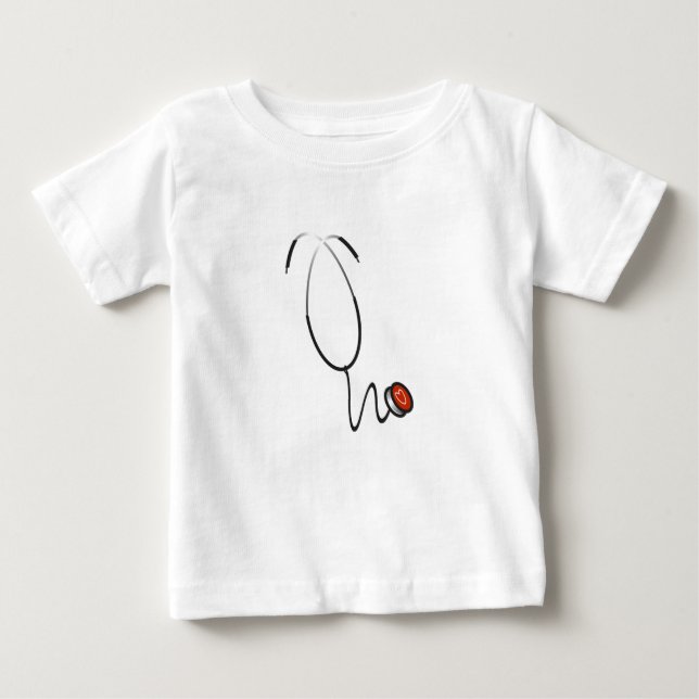 Stethoskop-T-Shirts und Geschenke Baby T-shirt (Vorderseite)
