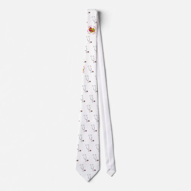 Stethoskop-T-Shirts und Geschenke Krawatte (Vorderseite)