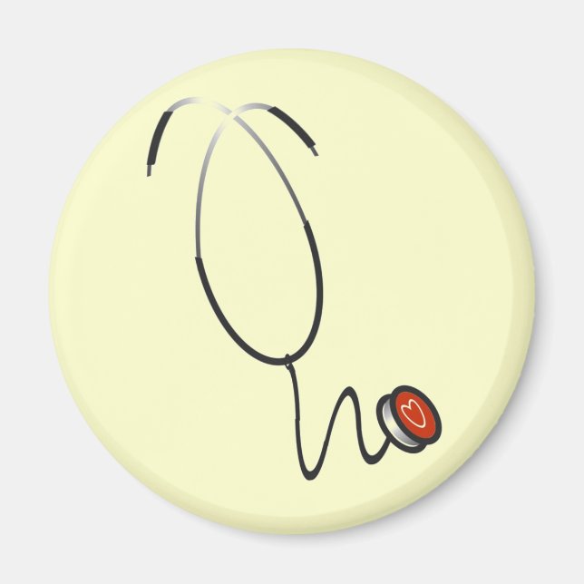 Stethoskop-T-Shirts und Geschenke Magnet (Vorne)