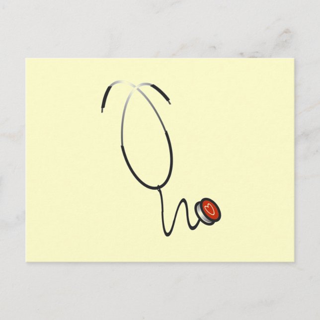 Stethoskop-T-Shirts und Geschenke Postkarte (Vorderseite)