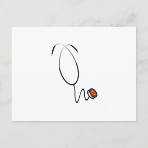 Stethoskop-T-Shirts und Geschenke Postkarte