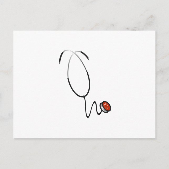 Stethoskop-T-Shirts und Geschenke Postkarte (Vorderseite)