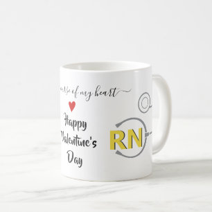 Stethoskop-Valentinstag Kaffeetasse