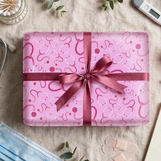 Stethoskop-Verpackungspapier Gesundheitswesen Them Geschenkpapier