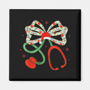Stethoskop Weihnachten Krankenschwester Gesundheit Magnet
