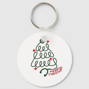 Stethoskop-Weihnachtsbaum-Lichter Pflegekleidung Schlüsselanhänger