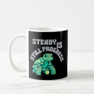 Stetig ist immer noch Fortschritt Schildkröte San Kaffeetasse
