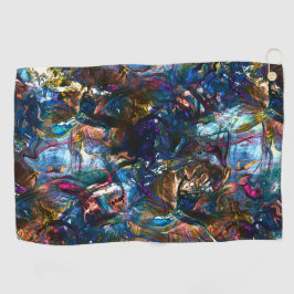 Stettete "schwere Farben" überlagern sich in Misch Golfhandtuch