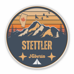 Stettler, Alberta Aufkleber