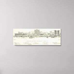 Steuart East side Market und Mission Leinwanddruck