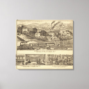 Steubenville Gießerei-und Maschinen-Arbeiten Leinwanddruck