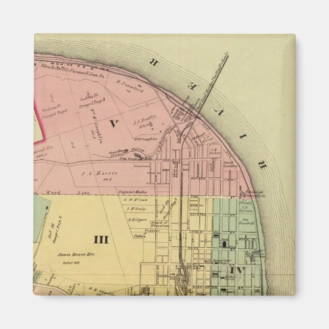 Steubenville, Ohio 2 Magnet (Vorne)