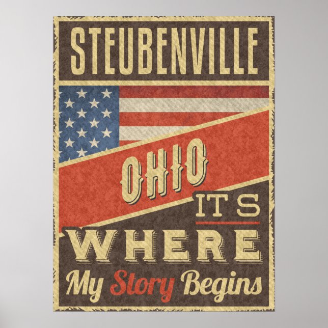 Steubenville Ohio Poster (Vorne)