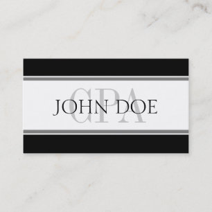 Steuer-Buchhalter Stripes CPA W/W Visitenkarte