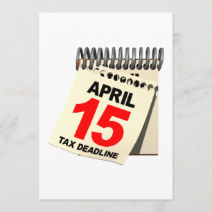 Steuer-Frist Einladung